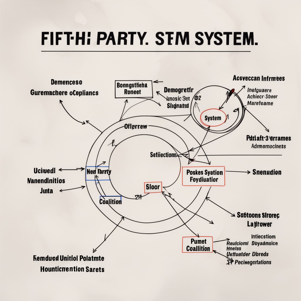 AI-generated illustration of Fifth Party System in United States politics