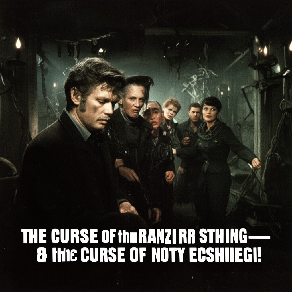 AI-generated illustration of The Curse of Frankenstein