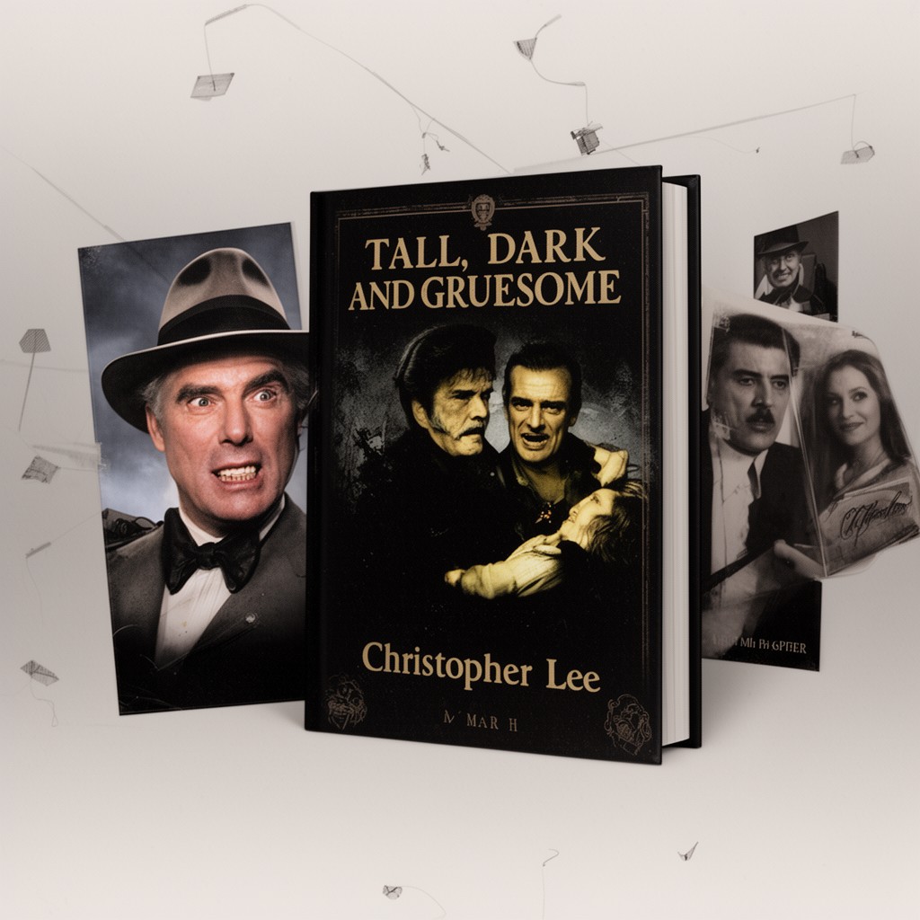 AI-generated illustration of autobiography "Tall, Dark and Gruesome"