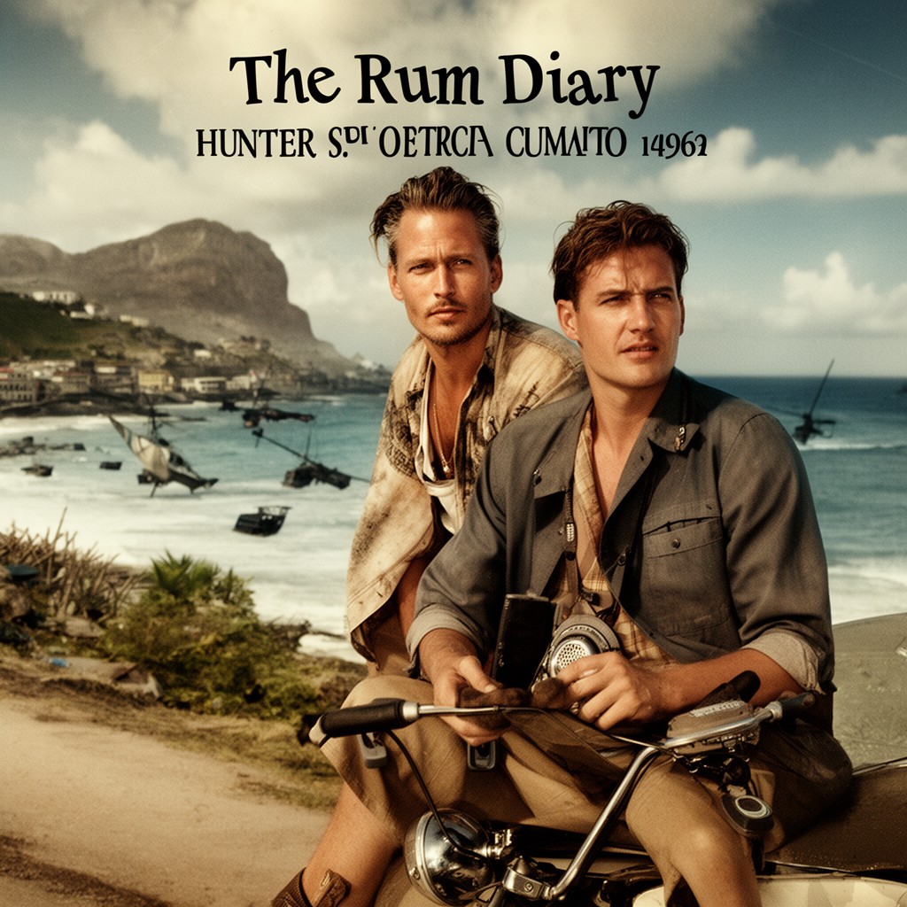 AI-generated illustration of The Rum Diary