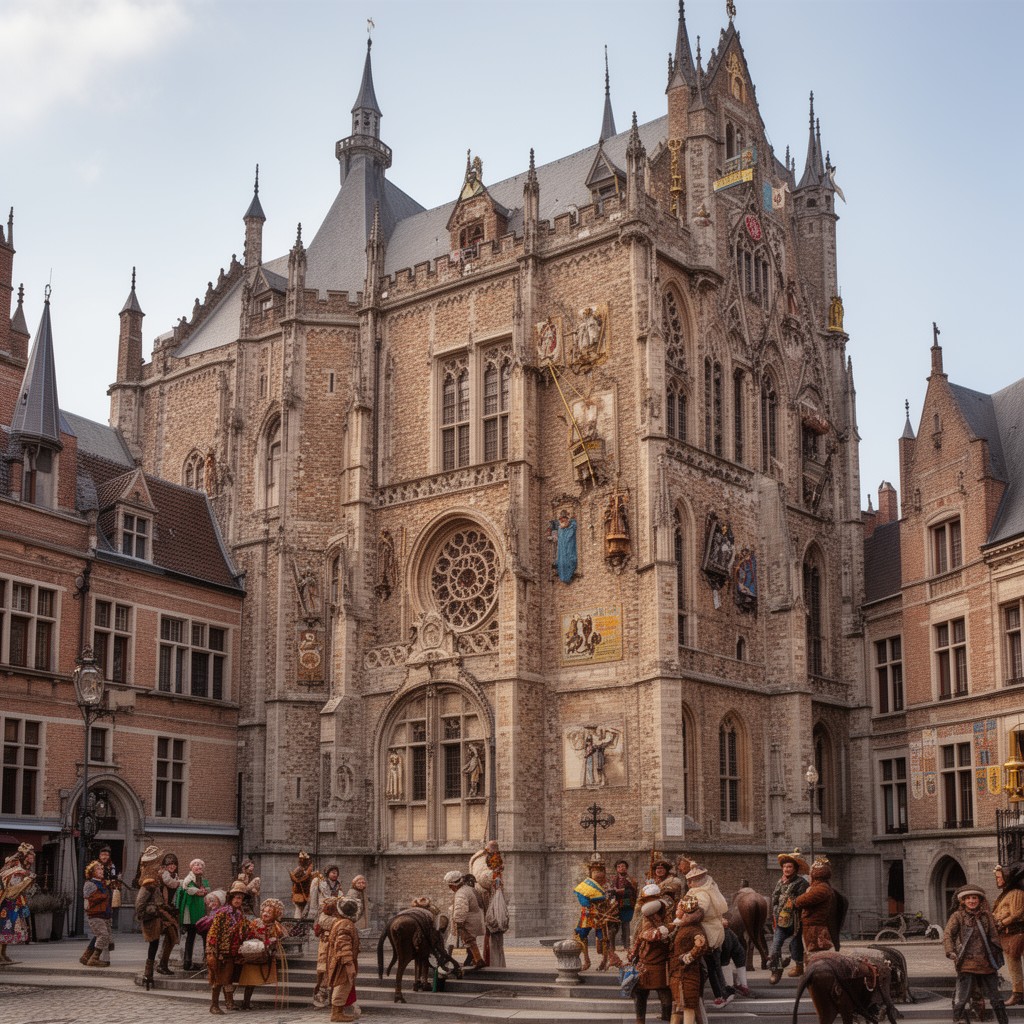 AI-generated illustration of Bishopric of Leuven