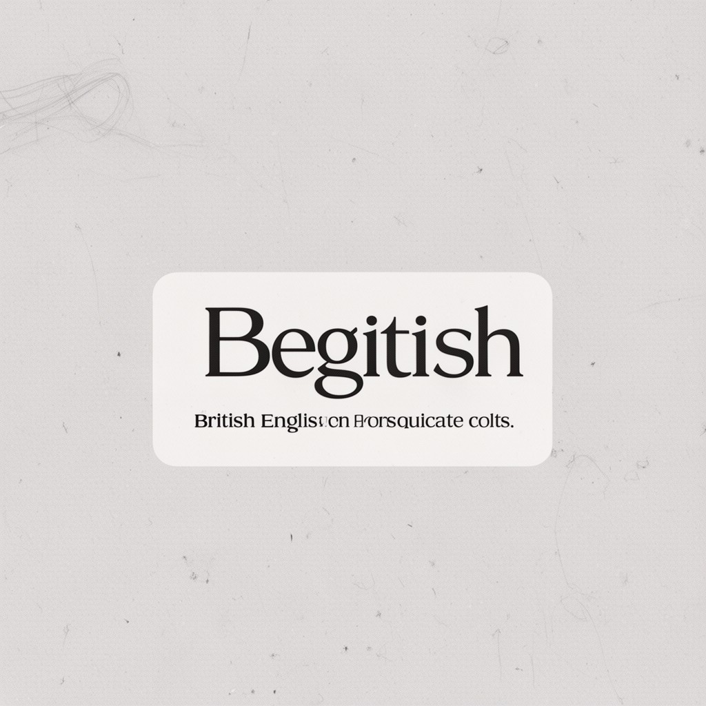 AI-generated illustration of British English