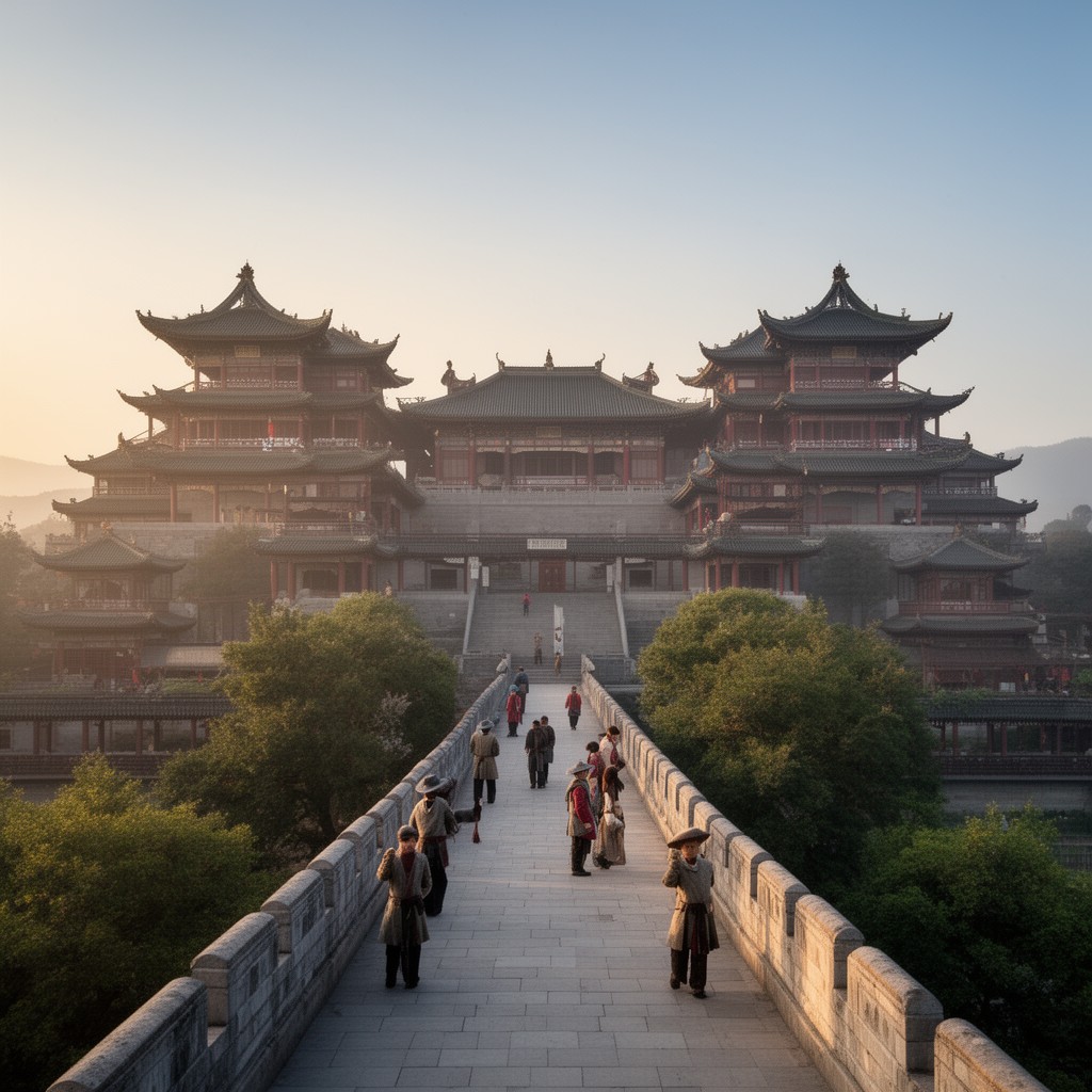 AI-generated illustration of Sui dynasty