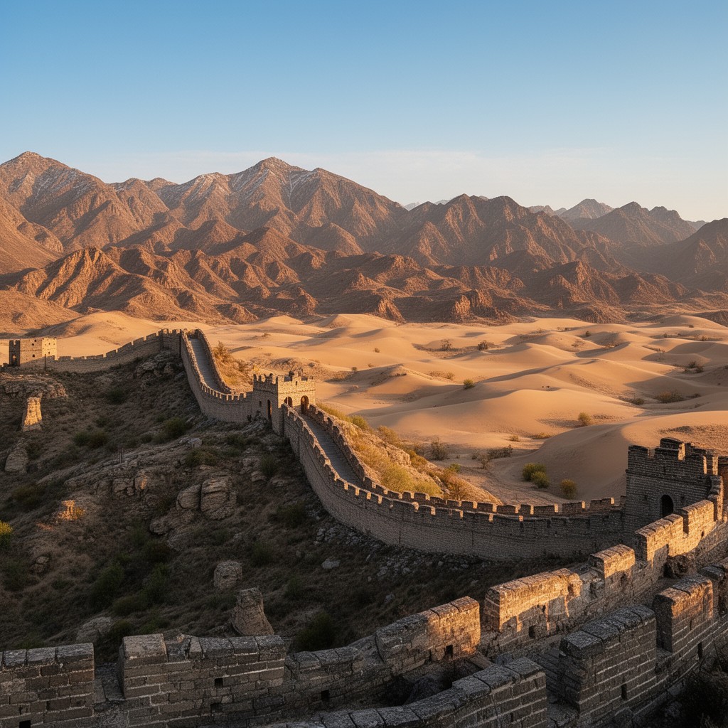 AI-generated illustration of Gansu Province