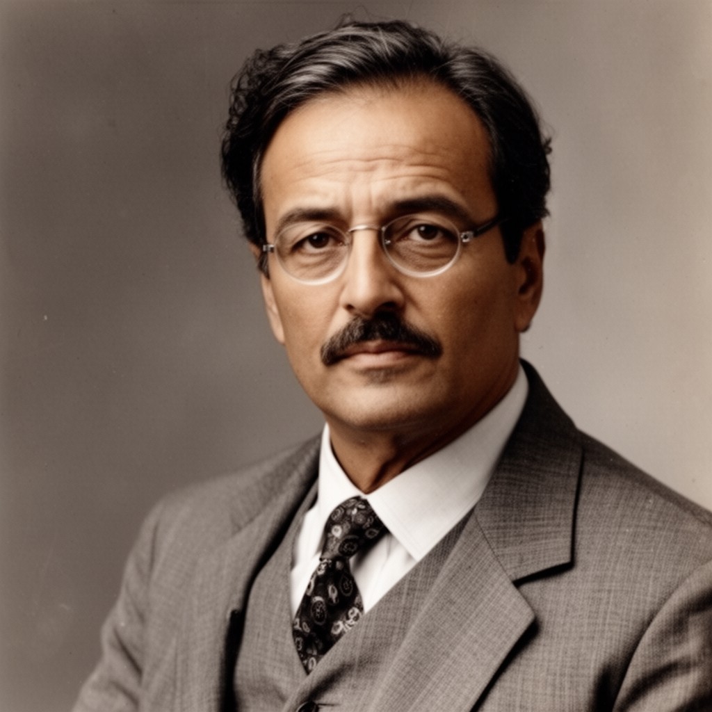 AI-generated illustration of Pherozeshah Mehta