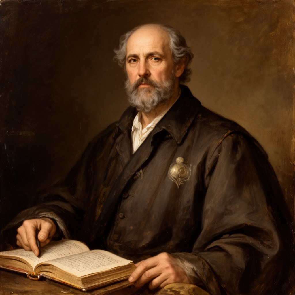 AI-generated illustration of Theophrastus