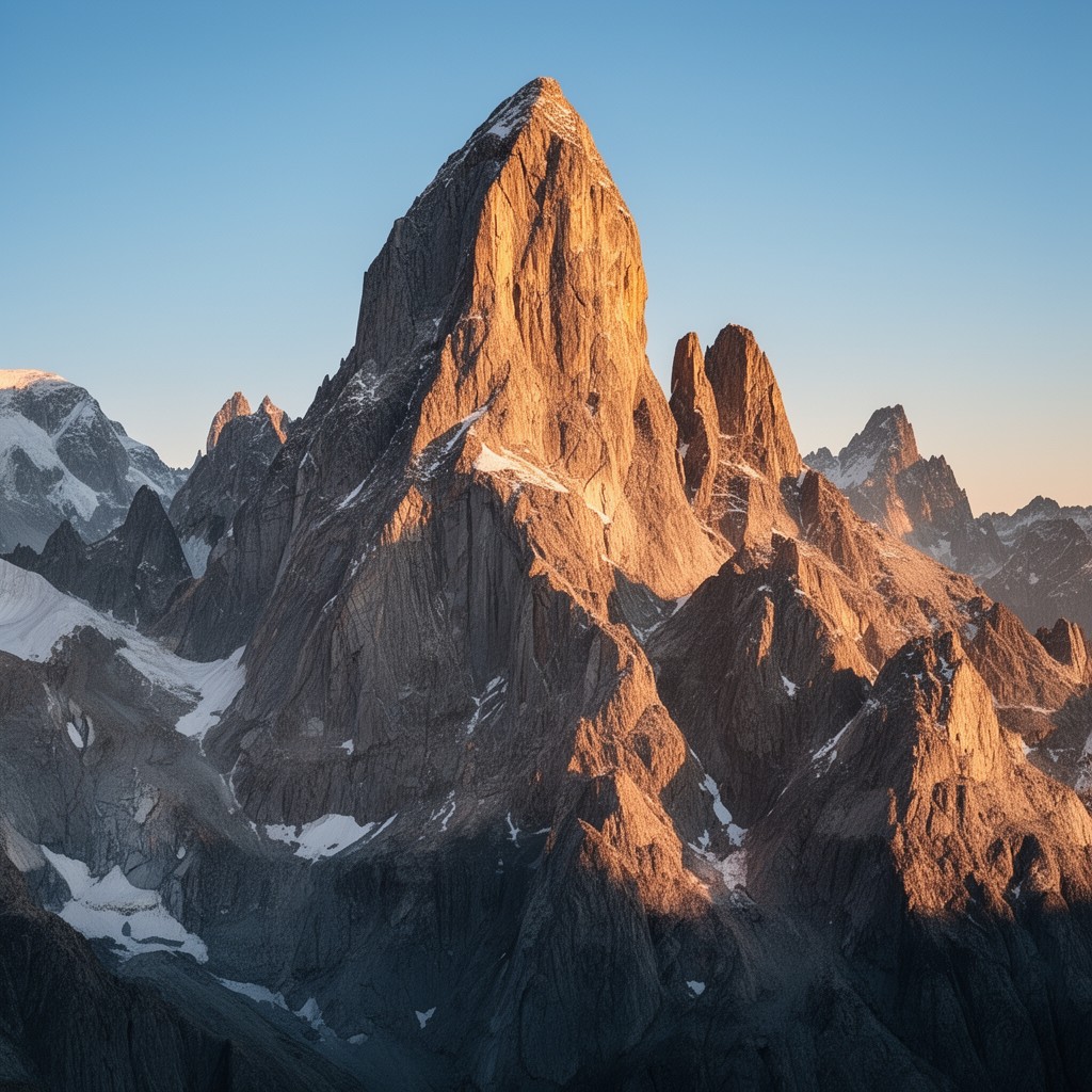 AI-generated illustration of Aiguille du Dru