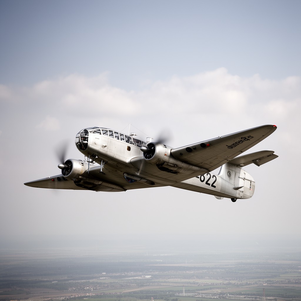 AI-generated illustration of Junkers Ju 86