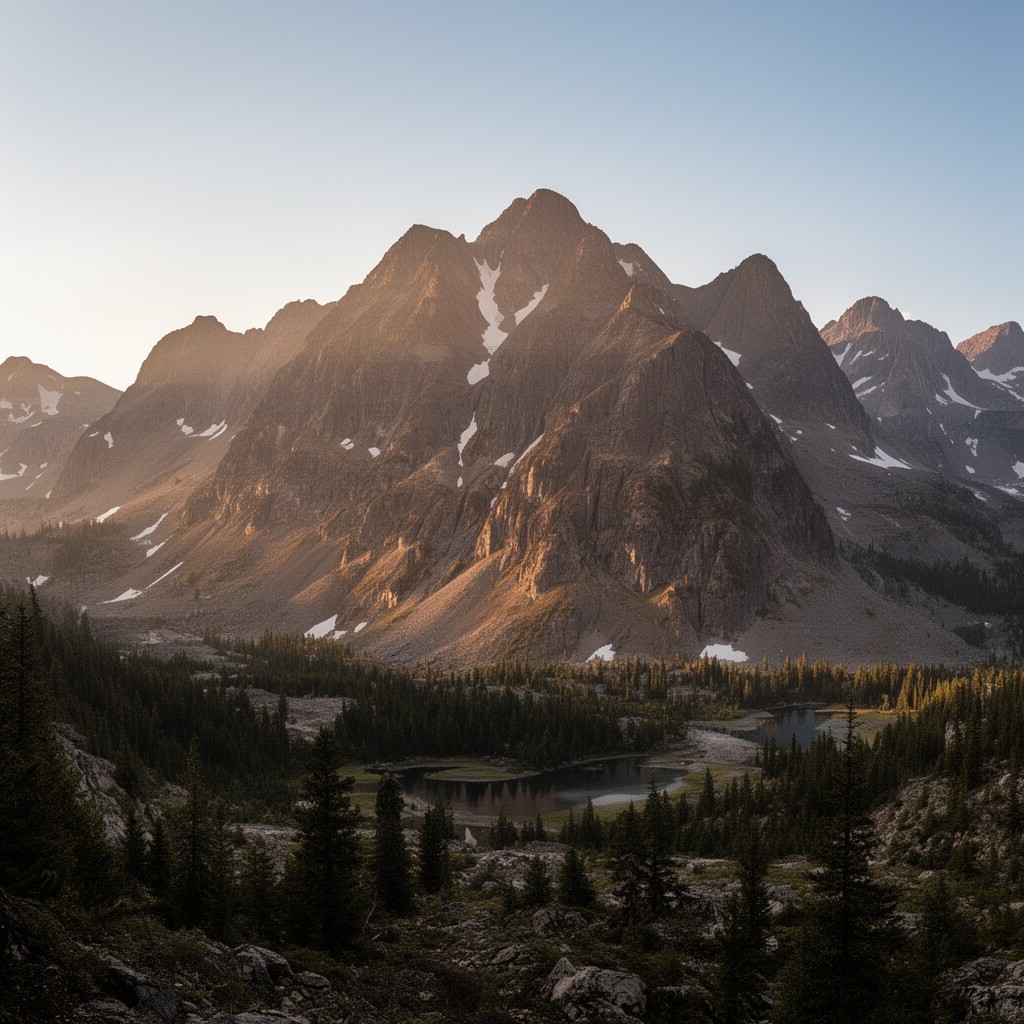 AI-generated illustration of Mount Massive