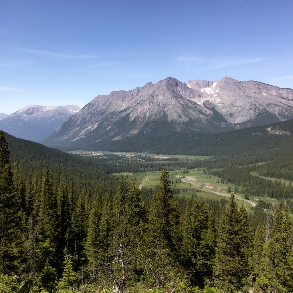 AI-generated illustration of San Isabel National Forest