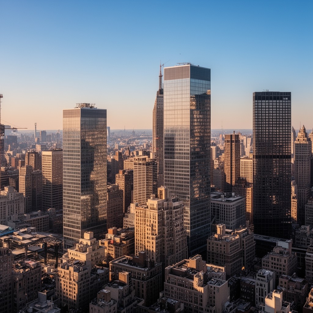 AI-generated illustration of 7 World Trade Center