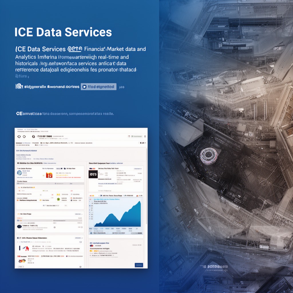 AI-generated illustration of ICE Data Services