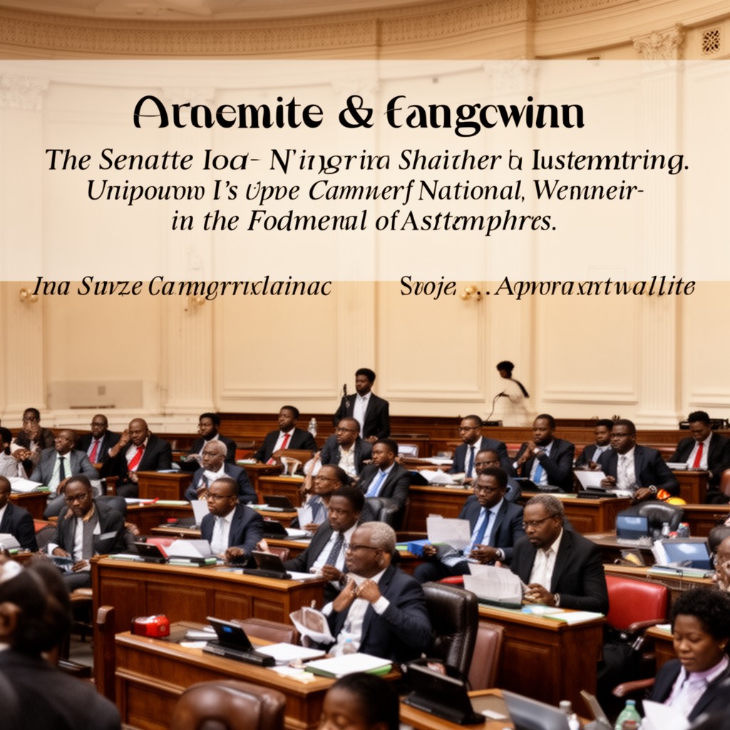 AI-generated illustration of Senate of Nigeria