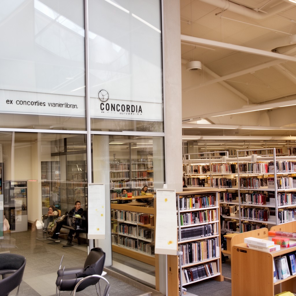 AI-generated illustration of Vanier Library
