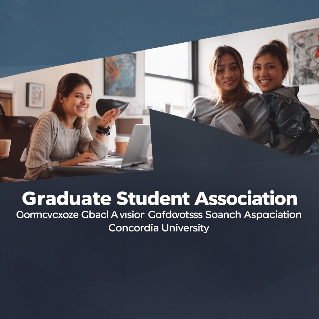 AI-generated illustration of Graduate Students Association