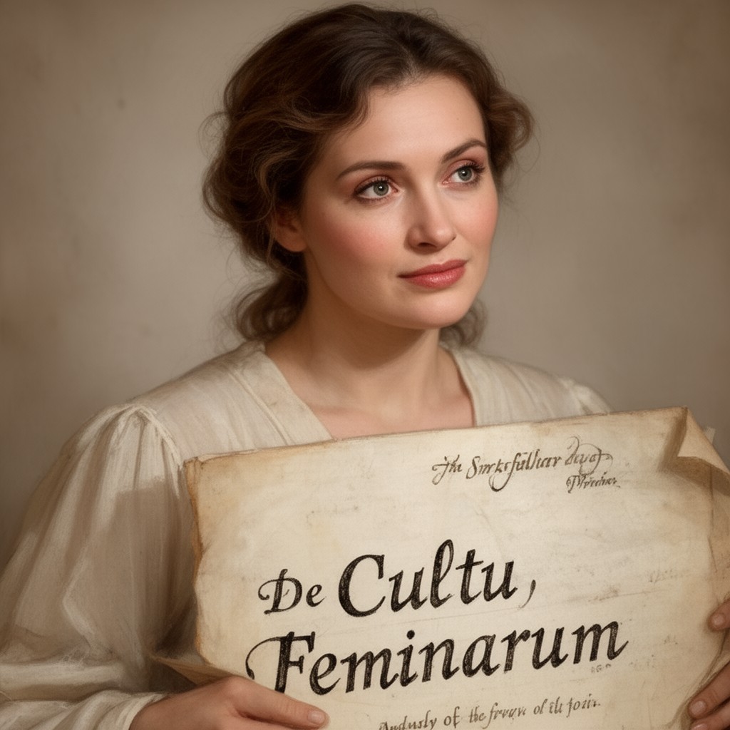 AI-generated illustration of De Cultu Feminarum