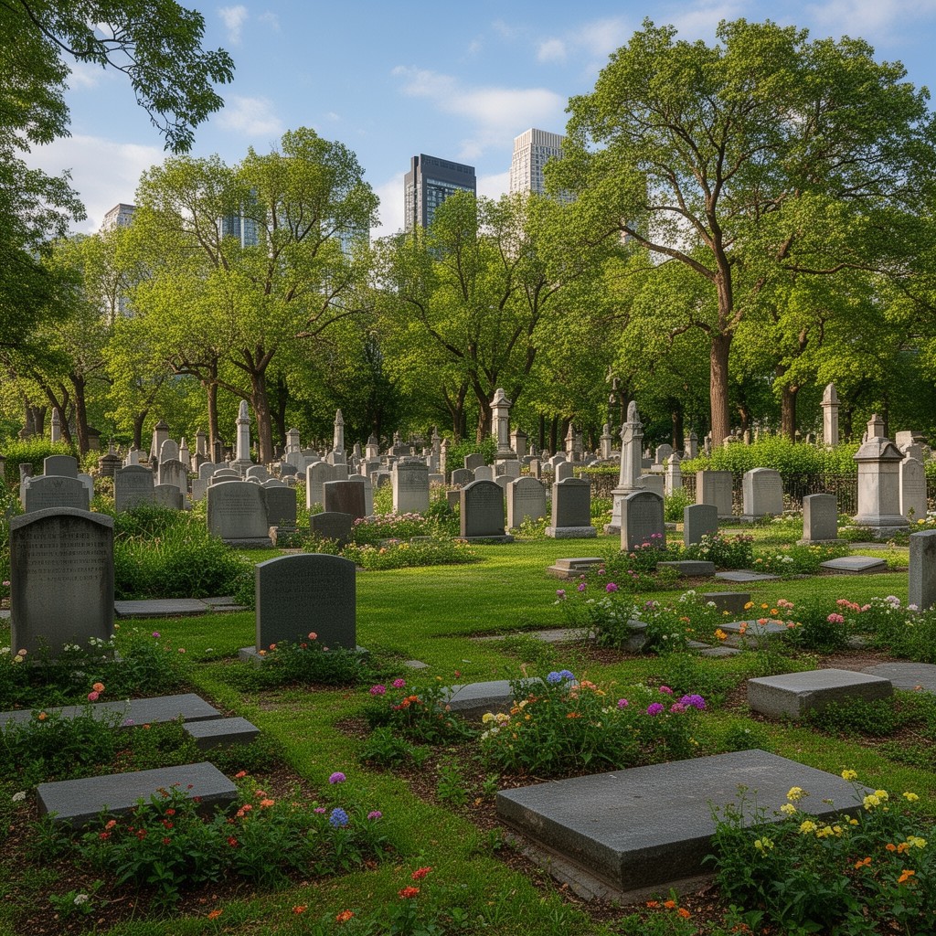 AI-generated illustration of Mount Pleasant Cemetery, Toronto