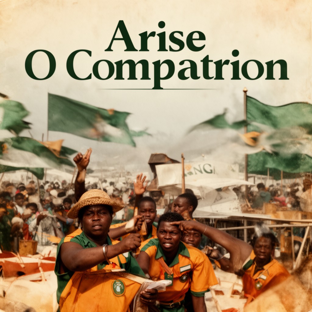 AI-generated illustration of Arise, O Compatriots