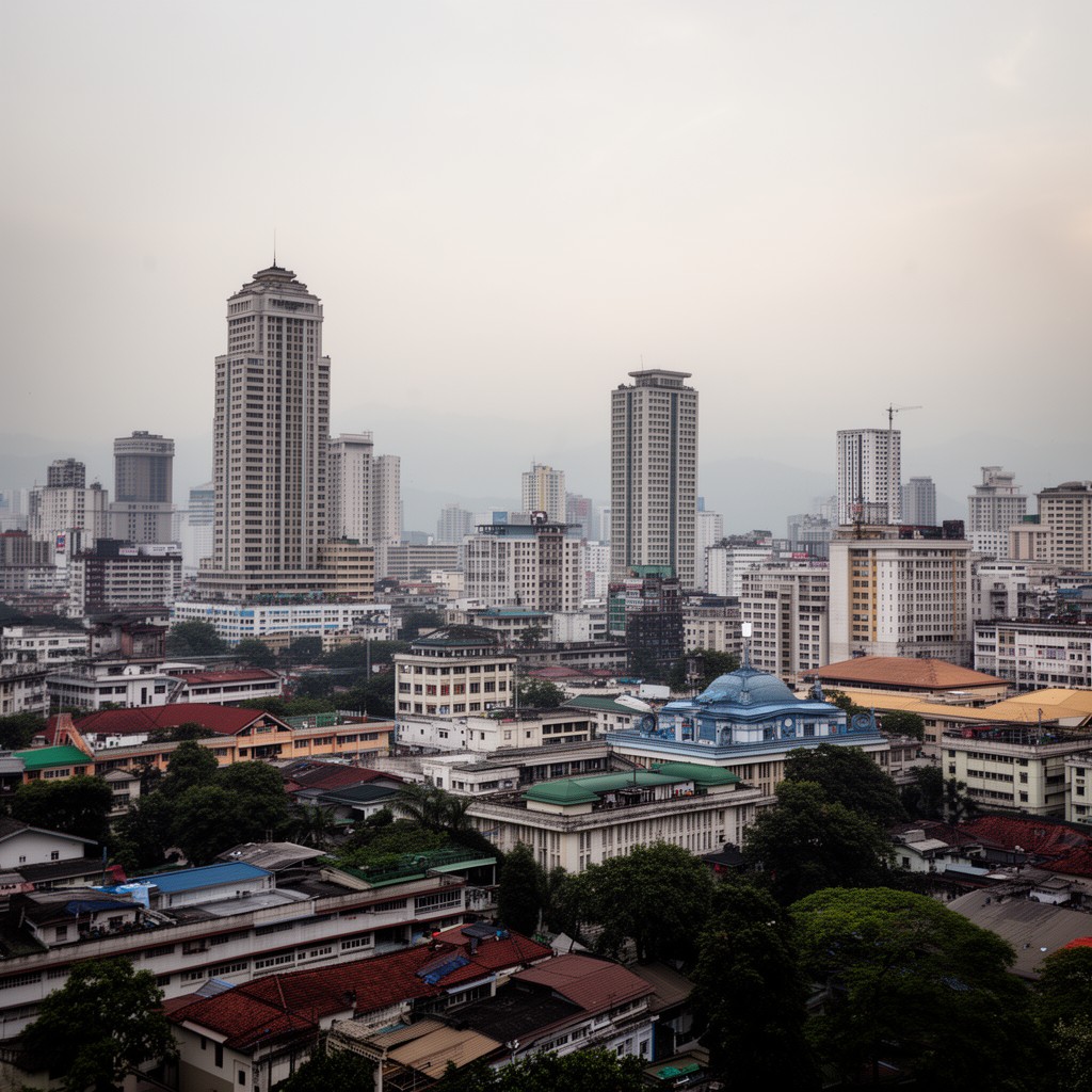 AI-generated illustration of Quezon City