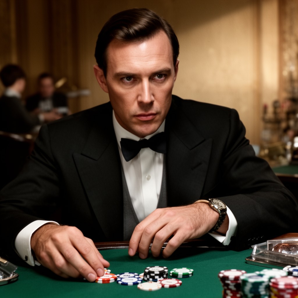 AI-generated illustration of Le Chiffre