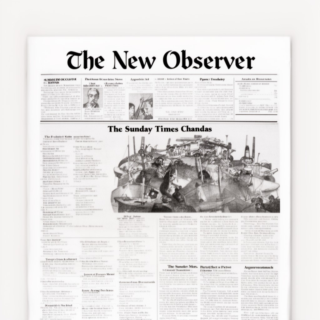 AI-generated illustration of The New Observer