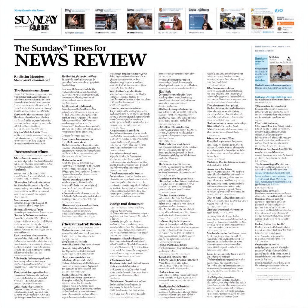 AI-generated illustration of News Review