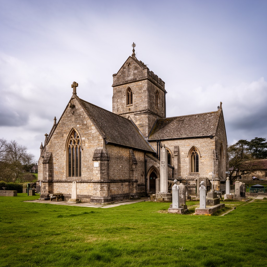 AI-generated illustration of Church of St James