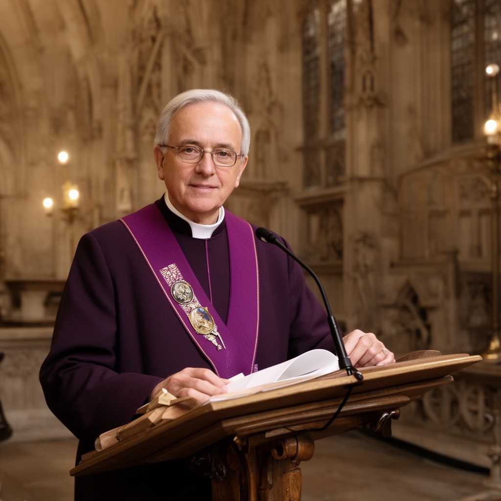 AI-generated illustration of Bishop of London