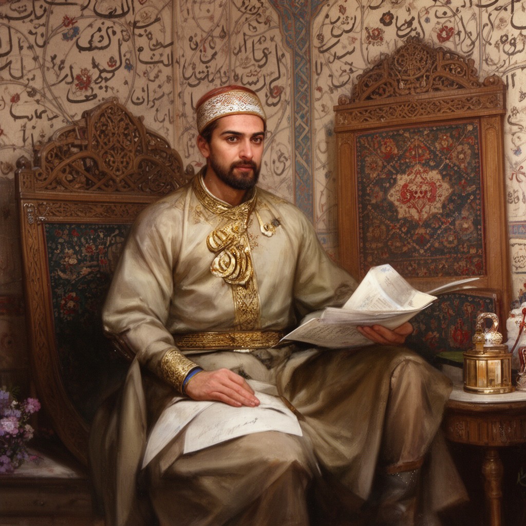 AI-generated illustration of Sultan of the Seljuk Empire