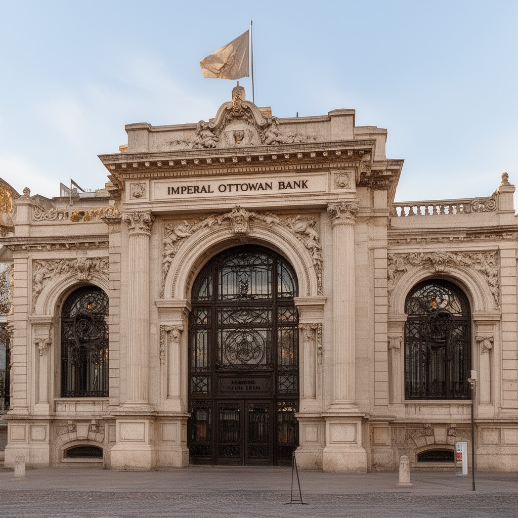 AI-generated illustration of Imperial Ottoman Bank