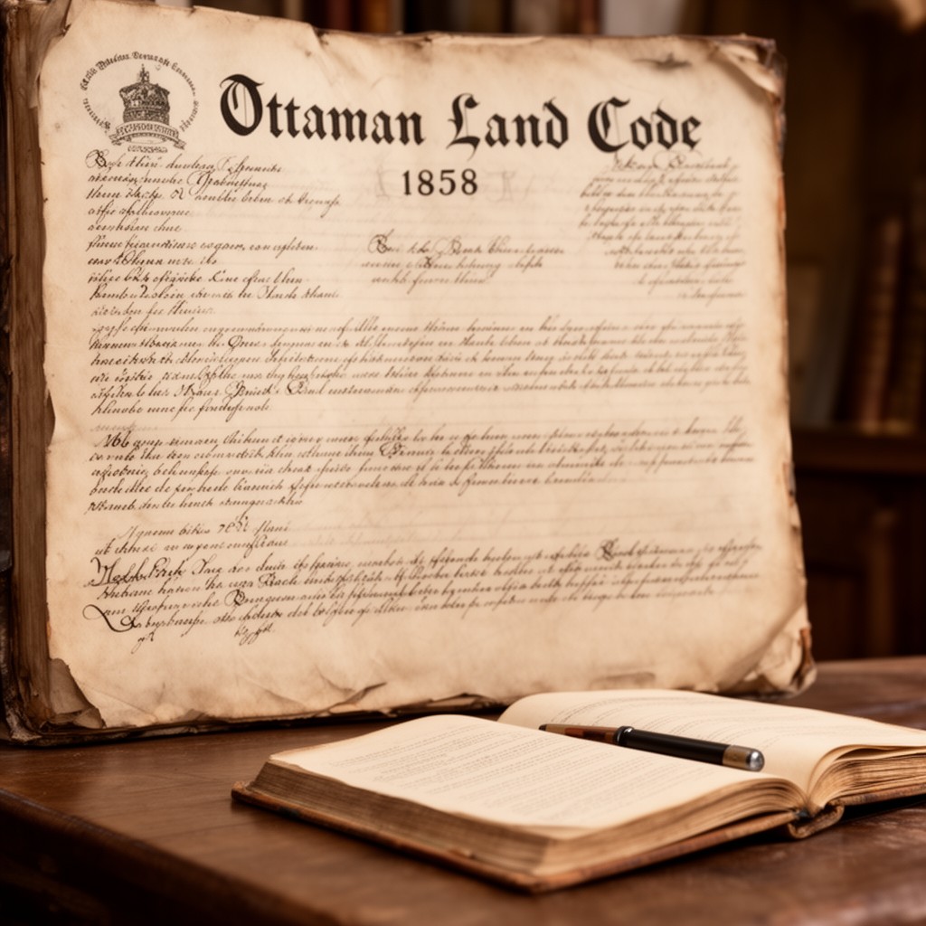 AI-generated illustration of Ottoman Land Code of 1858