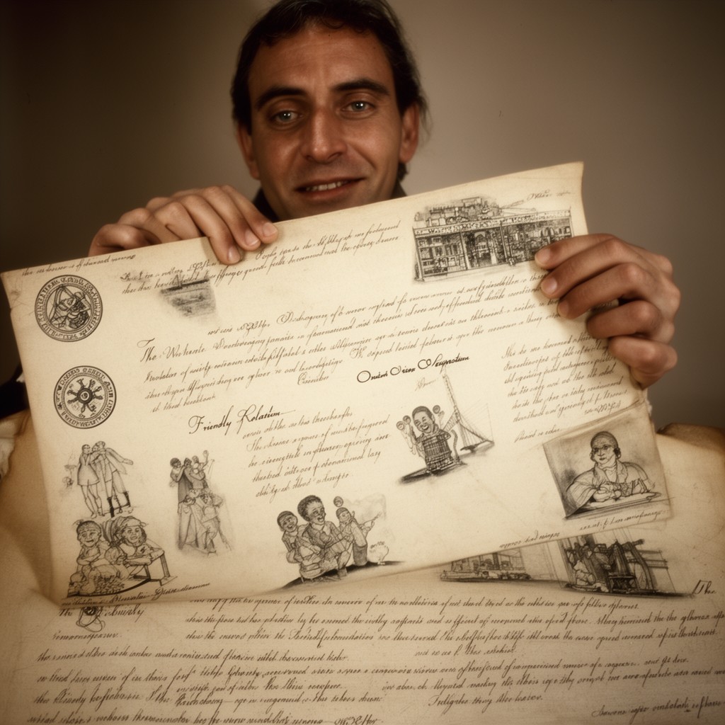 AI-generated illustration of Friendly Relations Declaration
