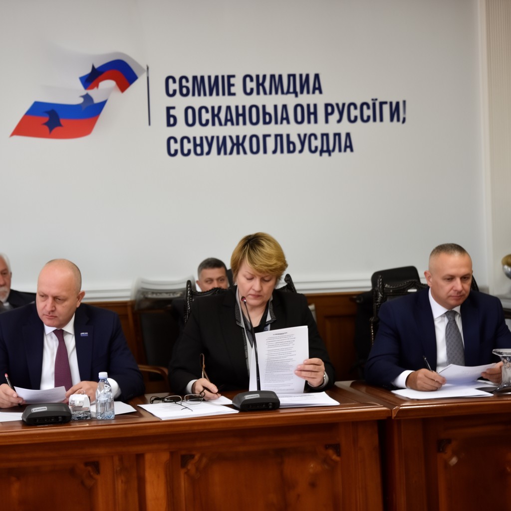 AI-generated illustration of Crimean de facto authorities