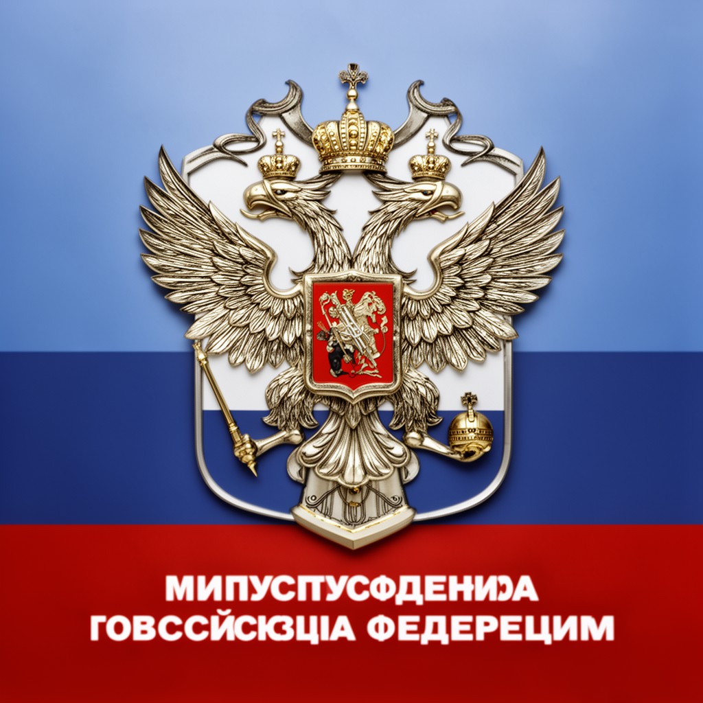 AI-generated illustration of Coat of arms of the Ministry of Defence of the Russian Federation