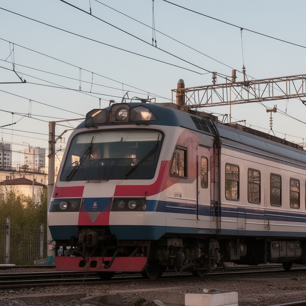AI-generated illustration of Russian Railways Tour