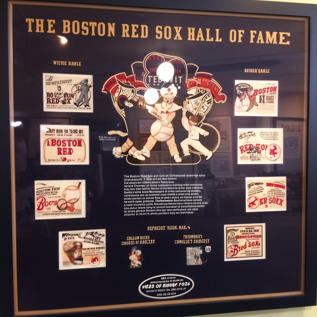 AI-generated illustration of Boston Red Sox Hall of Fame
