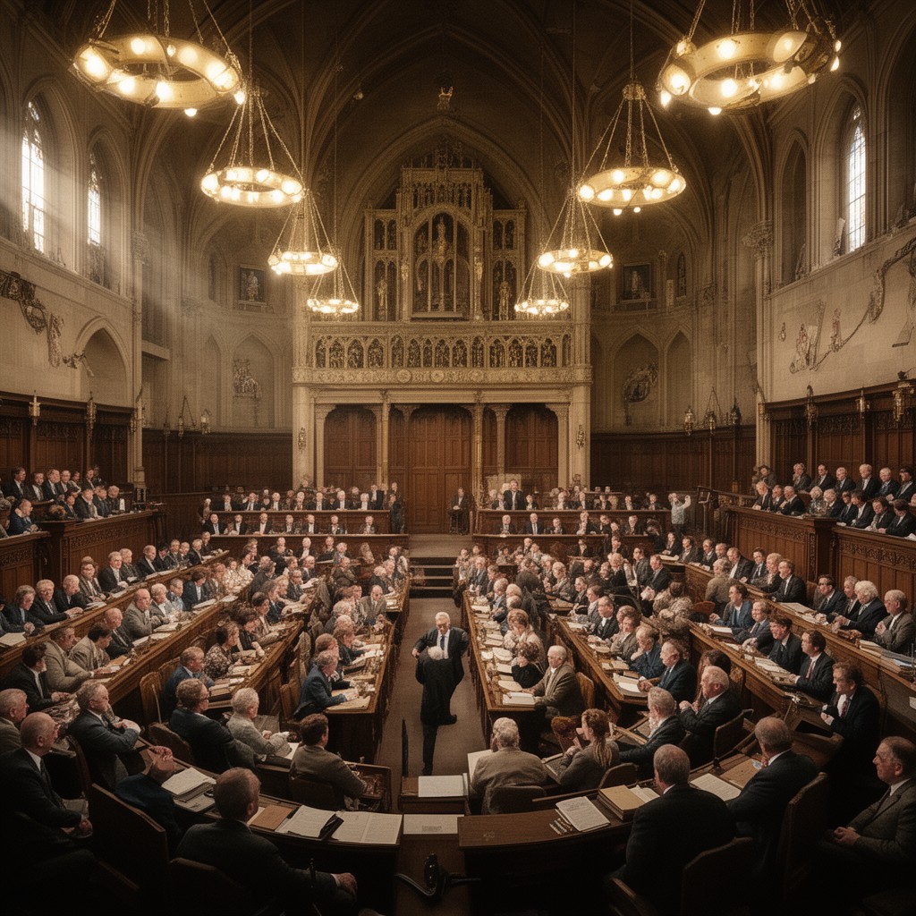 AI-generated illustration of 33rd Parliament of the United Kingdom