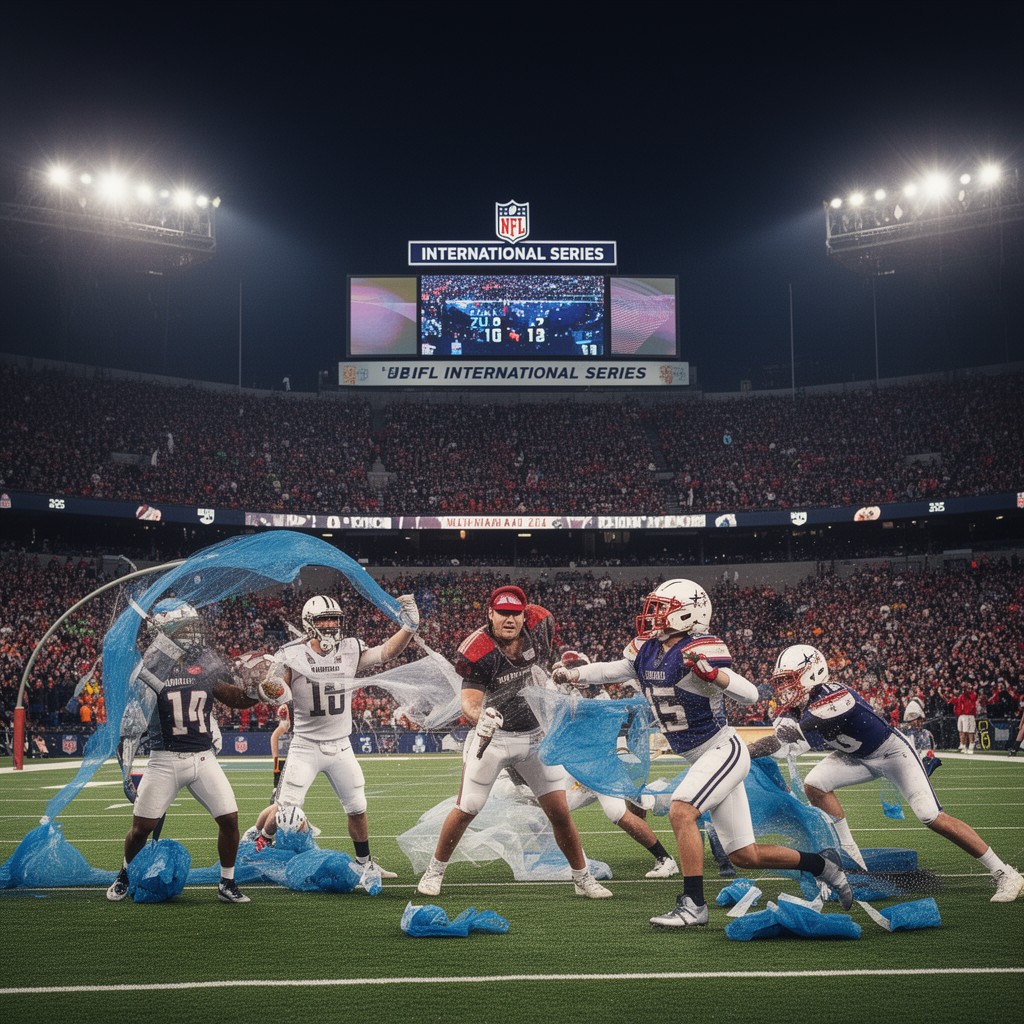 AI-generated illustration of NFL International Series