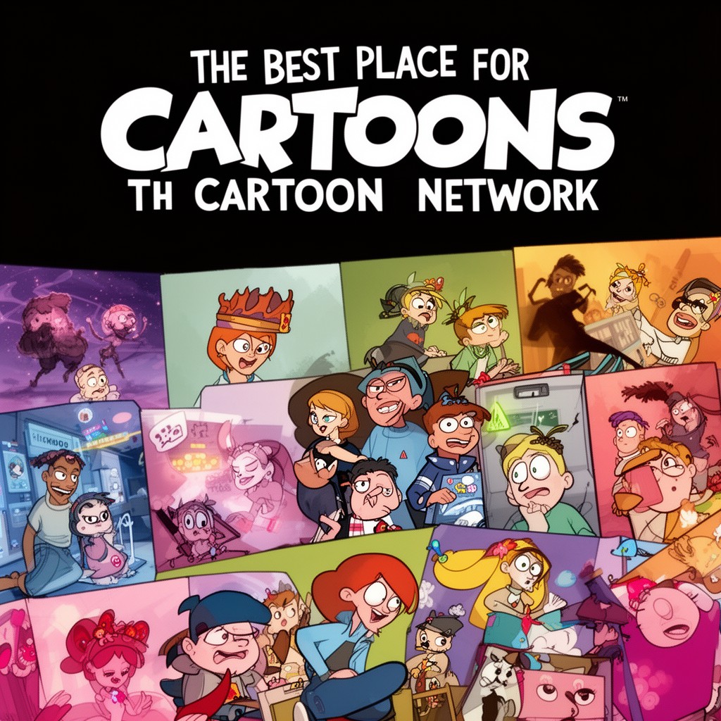 AI-generated illustration of The Best Place for Cartoons