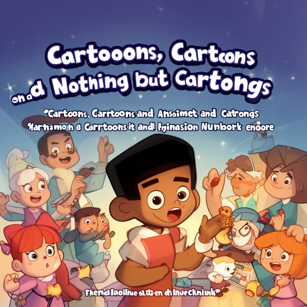 AI-generated illustration of Cartoons, Cartoons and Nothing but Cartoons