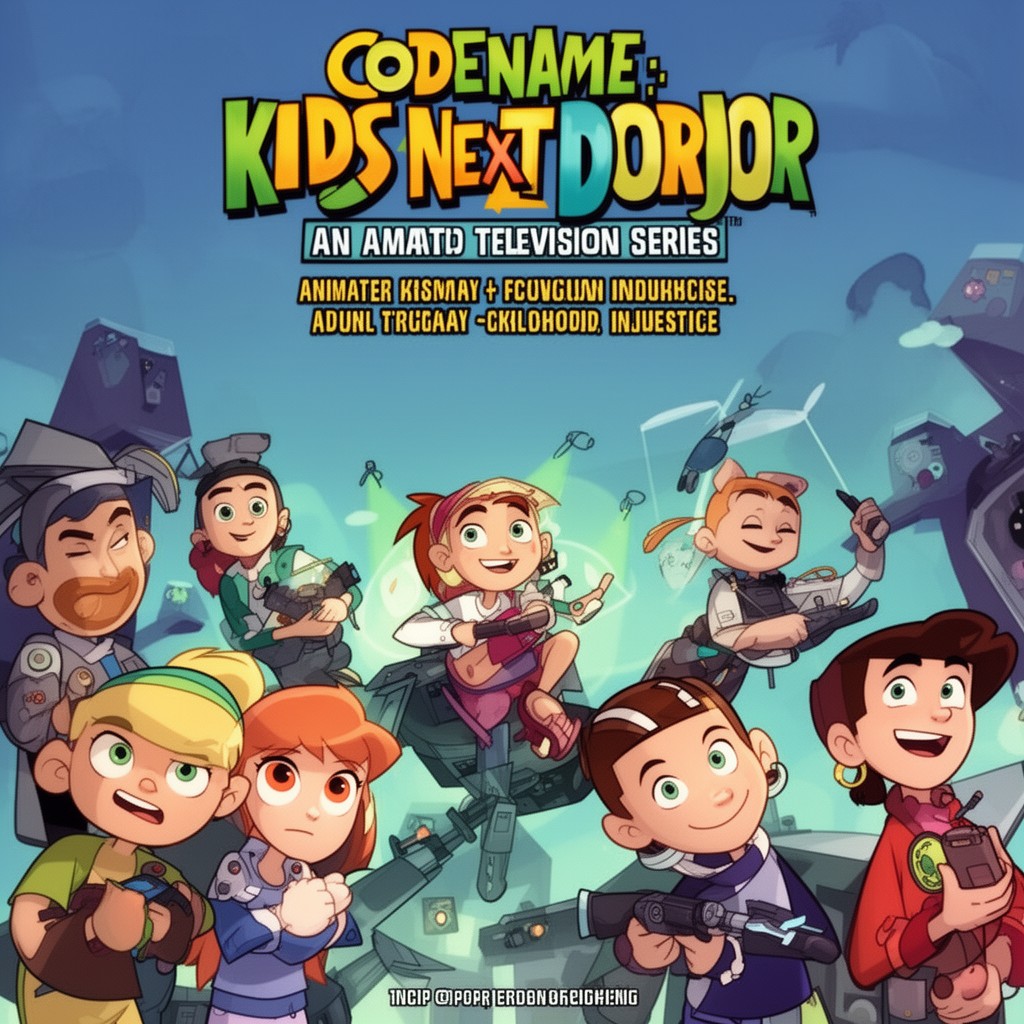 AI-generated illustration of Codename: Kids Next Door