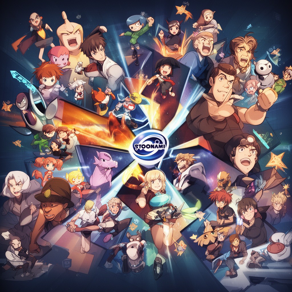 AI-generated illustration of Toonami