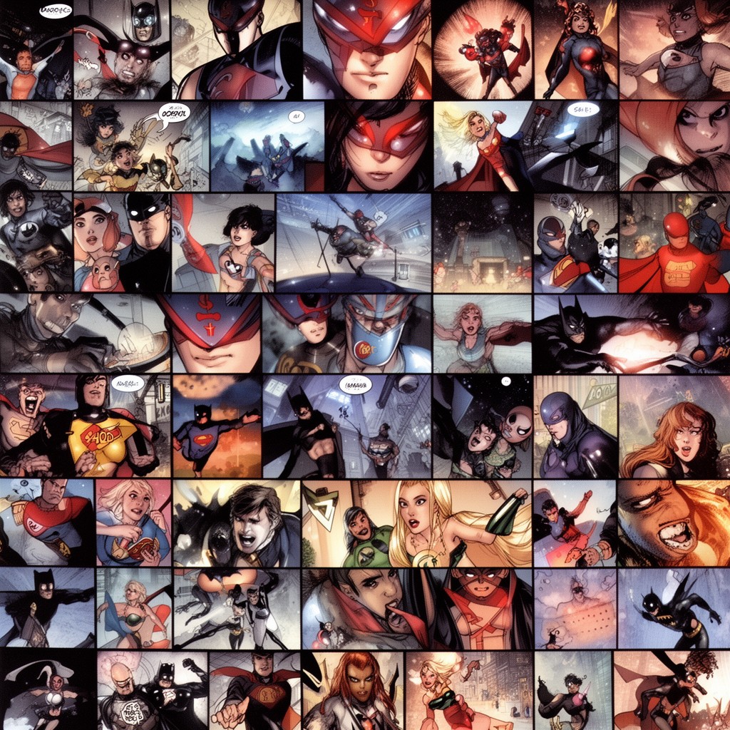 AI-generated illustration of DC Universe