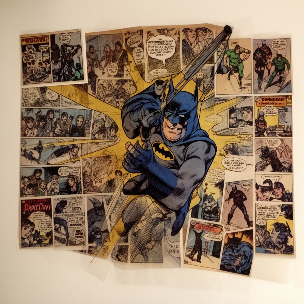 AI-generated illustration of Detective Comics