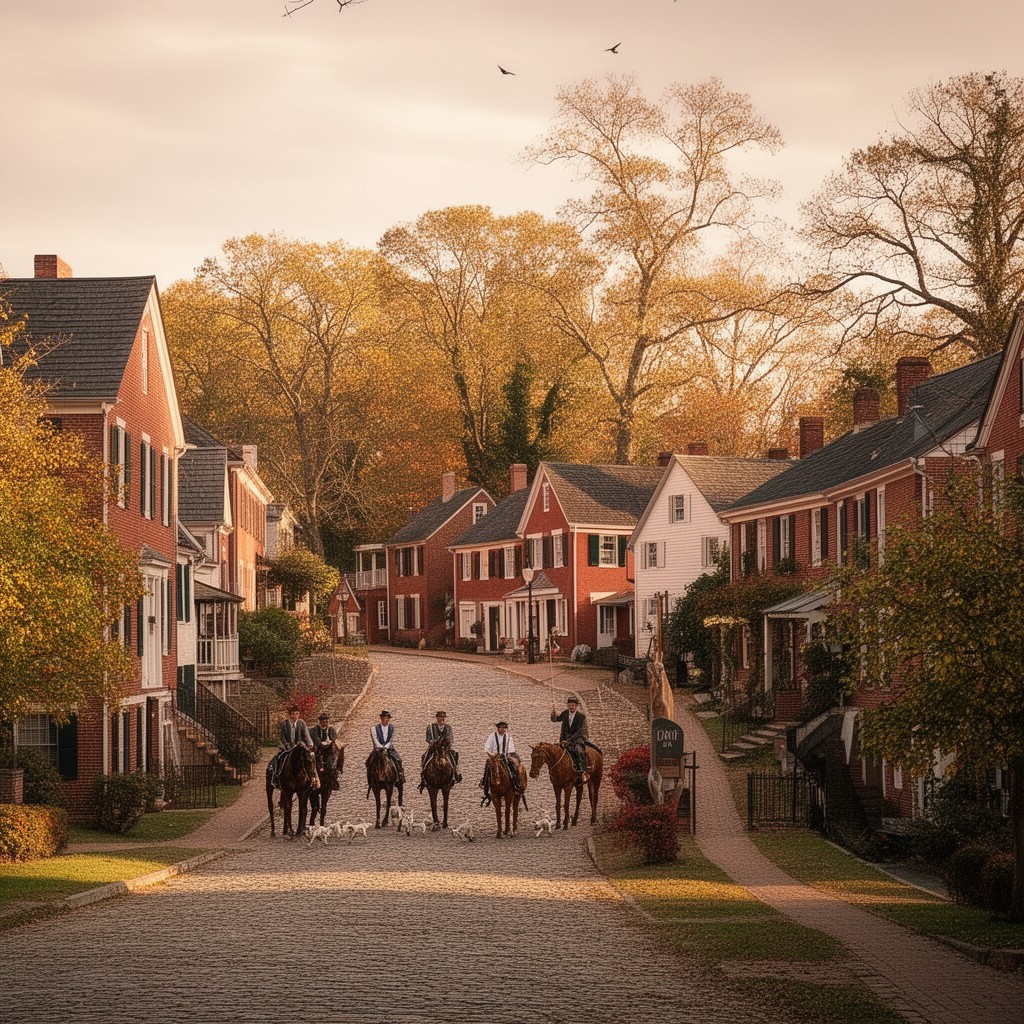 AI-generated illustration of Middleburg, Virginia