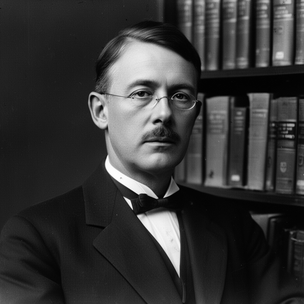 AI-generated illustration of William Coolidge Lane