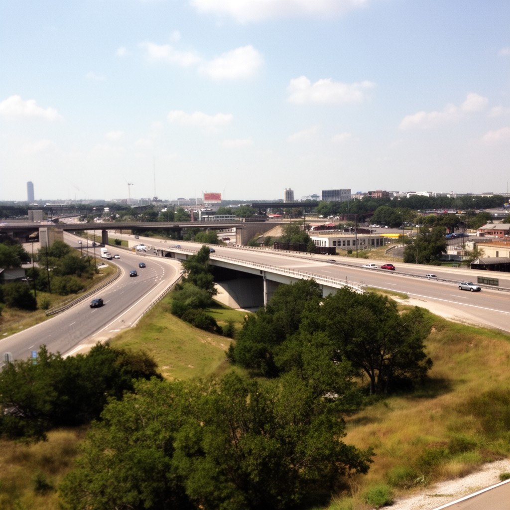 AI-generated illustration of Texas State Highway 78