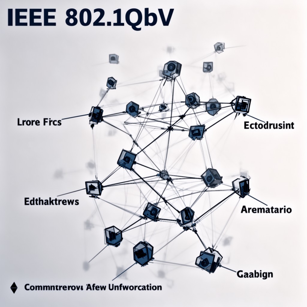 AI-generated illustration of IEEE 802.1Qbv