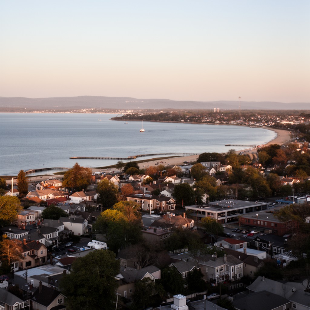 AI-generated illustration of West Haven, Connecticut, United States