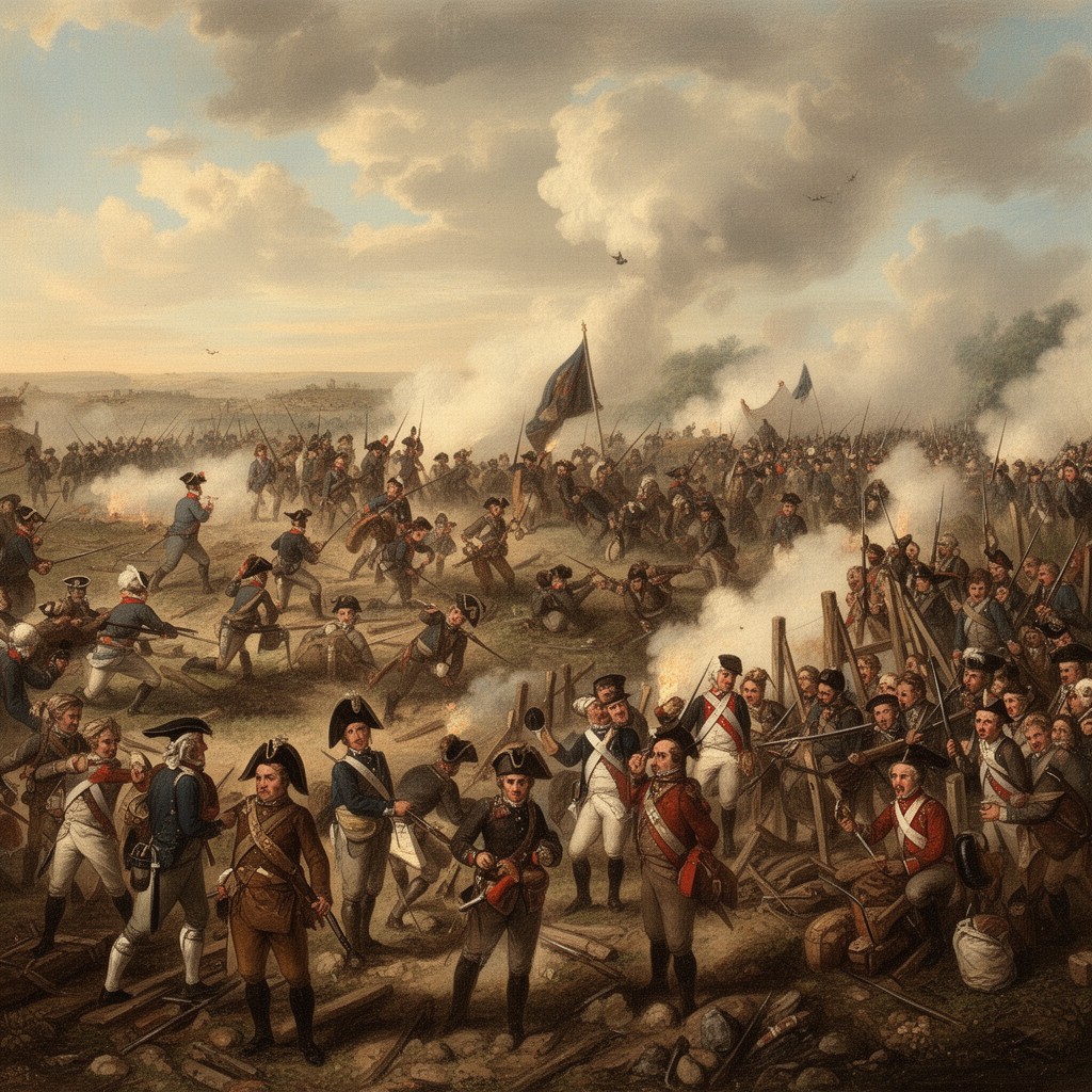 AI-generated illustration of Battle of Fulda (Seven Years' War)